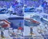 Accident teribil în port! O barcă cu motor s-a izbit de chei și a fost la un pas să lovească doi oameni la Monaco Grand Prix 