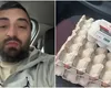 Cea mai tare cursă a unui șofer de Uber din România! A primit bacșiș șase ouă. ”Zic să mă grăbesc că poate îmi mai dă vreo două”