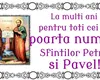 Urări de Sfinții Petru și Pavel. Cele mai frumoase mesaje pe care le poți trimite celor dragi cu ocazia onomasticii