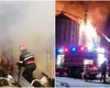 Incendiu masiv la un depozit de furaje dintr-o comună din județul Vaslui! Peste 40 de pompieri acționează pentru stingerea focului