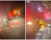 Incendiu violent în Bucureşti, la un grup de locuinţe din Sectorul 2. Cinci persoane au fost asistate medical, trei fiind transportate la spital