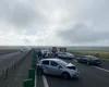 Accident în lanţ pe Autostrada Soarelui: 8 maşini distruse, 25 de persoane implicate, printre răniţi se află şi minori