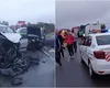 Accident grav pe DN76 în care au fost implicate un TIR și două mașini. Șase oameni au fost răniți și duși la spital