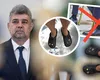 EXCLUSIV Marcel Ciolacu poartă papuci Crocs accesorizați, nu pantofi de fițe Louboutin cu talpă roșie: „Bareta am pus-o în față. Cu ăia merg”