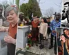 Anca Pandrea, petrecere cu tort și șampanie la mormântul lui: „Azi râdem și petrecem pentru că este ziua lui Iura. Nu l-am visat, dar l-am văzut când stăteam la masă și l-am urmărit până în dormitor. S-a uitat atent la mine”