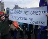 Miting cu peste 10.000 de români în Piața Victoriei: „Europa ne unește, extremismul ne lovește”. Susținătorii lui Călin Georgescu, identificați de jandarmi în zona manifestației FOTO + VIDEO