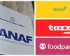 ANAF a găsit un prejudiciu de 3,7 milioane de lei făcut de firmele care angajează livratori Glovo, Tazz și FoodPanda. Pontau angajații cu mai puține ore decât lucrau