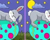 Test de inteligență de Paște. Cei isteți vor găsi cele trei diferențe în maxim 10 secunde