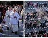 Mii de credincioși au participat la sfințirea bucatelor de Paște, la Miercurea Ciuc. S-a cântat imnul Ungariei și pe cel secuiesc