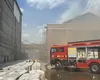 Incendiu puternic în București. Arde o hala lipită de Hala Laminor