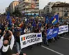 Manifestație pro-Europa în Capitală cu peste 10.000 de români: „Rusia, nu uita, România nu-i a ta!”