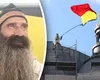 Stegarul Dac, susținător înverșunat al lui Călin Georgescu, și-a tăiat brățara de supraveghere și s-a cocoțat pe o schelă din Piața Universității