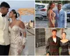 FOTO Cum s-au îmbrăcat soțiile de fotbaliști la nunta lui Florinel Coman. Feli a cântat live la eveniment