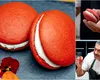 Red Velvet Macarons cu cremă de brânză și unt, după rețeta lui chef Sorin Bontea. Un desert rafinat, cu o aromă cu totul specială