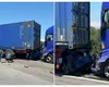 Accident cu trei tiruri și șapte autoturisme pe autostrada A1. A fost activat Planul Roșu de intervenție