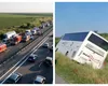 Noi detalii despre starea de sănătate a copiilor răniți după ce autocarul cu care mergeau la mare s-a răsturnat pe  Autostrada Soarelui