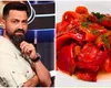 Salată de ardei copți, rețeta lui Orlando Zaharia: „Se simte gustul prin telefon? Așa îi făcea mamaia”