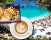 Cât costă un prânz la un beach bar de pe insula Thassos. Românii fac cozi la ferry boat, ca să ajungă mai repede aici
