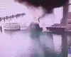 Serviciul de Securitate al Ucrainei (SBU) a detonat pilonii podului Kerci din Crimeea VIDEO