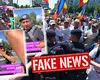 „Jandarmul care plânge la protest”, fake news demontat de Jandarmeria Română. În clip, un manifestant în vârstă aduce lacrimi în ochii unui jandarm cu un discurs răscolitor: „Nenorociții ăștia ne-au dezbinat, ne-au făcut să ne batem frate cu frate”