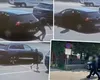VIDEO momentul dramatic în care doi bărbați încearcă sa răpească o femeie din parcarea unui supermarket