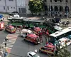 Accident între un tramvai și un autobuz STB în București. 11 persoane au nevoie de îngrijiri medicale
