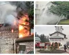 Incendiu violent la biserica Mavrodolu din Piteşti, o persoană rănită VIDEO