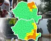 Vremea la extreme în România. Cod portocaliu de caniculă în sud-est, potop în zonele deja inundate din nord-est