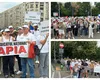 Proteste în Piața Victoriei. Bugetarii au ieșit din nou un stradă din cauza măsurilor de austeritate