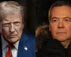 Donald Trump îl umilește pe fostul președinte rus Dmitri Medvedev, care a amenințat SUA cu războiul: „Fostul președinte ratat al Rusiei să fie atent la ce vorbește”. Trompeta lui Putin îi trimitea pe români „la dracu” cu un an în urmă