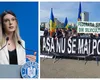 Șefa de la Mediu, după ce a fost huiduită de sindicaliști, care nu lăsat-o să vorbească: ”Romsilva nu este vacă de muls pentru nimeni”