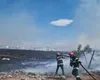 A fost emis Ro-Alert, incediu major la ieşirea din Craiova VIDEO