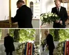 Imagini impresionante cu Traian Băsescu la catafalcul lui Ion Iliescu. Fostul șef de stat nu și-a putut ascunde tremurul mâinii și abia a reușit să aprindă lumânarea