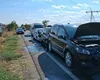 Accident în lanţ pe DN6, pe drumul spre Alexandria. Patru persoane au fost duse la spital