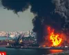 VIDEO Potop de drone asupra portului Primorsk şi a centralei nucleare Smolensk din Rusia