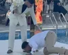 Moment spectaculos la nunta lui Tony One, fiul lui Costel Biju! Celebrul manelist i-a pupat picioarele