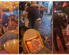 Bătaie ca pe maidan în Centrul Vechi al Capitalei. Clienții și paznicii localului şi-au împărţit pumni şi picioare: „Afară de pe terasă, dă-i drumul de aici!” VIDEO