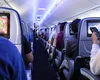 Scandal într-un avion ce urma să aterizeze pe Aeroportul Otopeni. 30 de pasageri s-au luat la bătaie