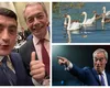 Nigel Farage, politicianul care acuză românii că pun lebede la rotisor, este favorit să ajungă următorul prim-ministru în Regatul Unit