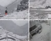 Ninge ca iarna în România. La munte a nins și s-a depus strat de zăpadă la final de septembrie