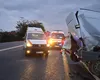 Patru răniți după un accident dintre o autoutilitară şi un microbuz, în Giurgiu