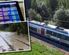 Trenuri întârziate sau anulate din pricina ploilor abundente. Anunțul CFR pentru românii care vor călători în timpul codului roșu ce vizează sud-estul țării