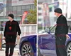 Gigi Becali, în inspecție la biserica din Pipera! Și-a parcat Rolls Royce-ul pe trotuar și a supravegheat personal lucrările