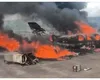 Avion prăbuşit pe aeroport, coliziunea a fost filmată. Pasagerii au murit în incendiul de la sol
