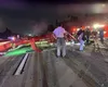 VIDEO. Elicopter medical prăbuşit pe autostradă. Pasagerii sunt în stare critică
