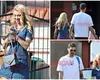 Andreea Bălan și George Burcea s-au împăcat după 5 ani de la divorț. Cum au fost fotografiați cei doi alături de fetițe