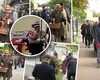 EXCLUSIV Imagini sfâșietoare de la înmormântarea Marinelei Chelaru. Sicriul actriței, pus pe căruciorul „săracilor” și dus la groapă
