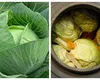 Varză murată cu apă sărată din izvoare naturale. Rețeta transmisă din generație în generație