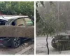 Vremea a făcut prăpăd în toată țara, inclusiv în Capitală. Copacii au fost doborâți de vântul puternic, iar mai multe mașini au fost distruse