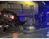 Accident cumplit în Borșa. Un tânăr de 36 de ani a murit după ce BMW-ul său a ajuns în balconul unei case